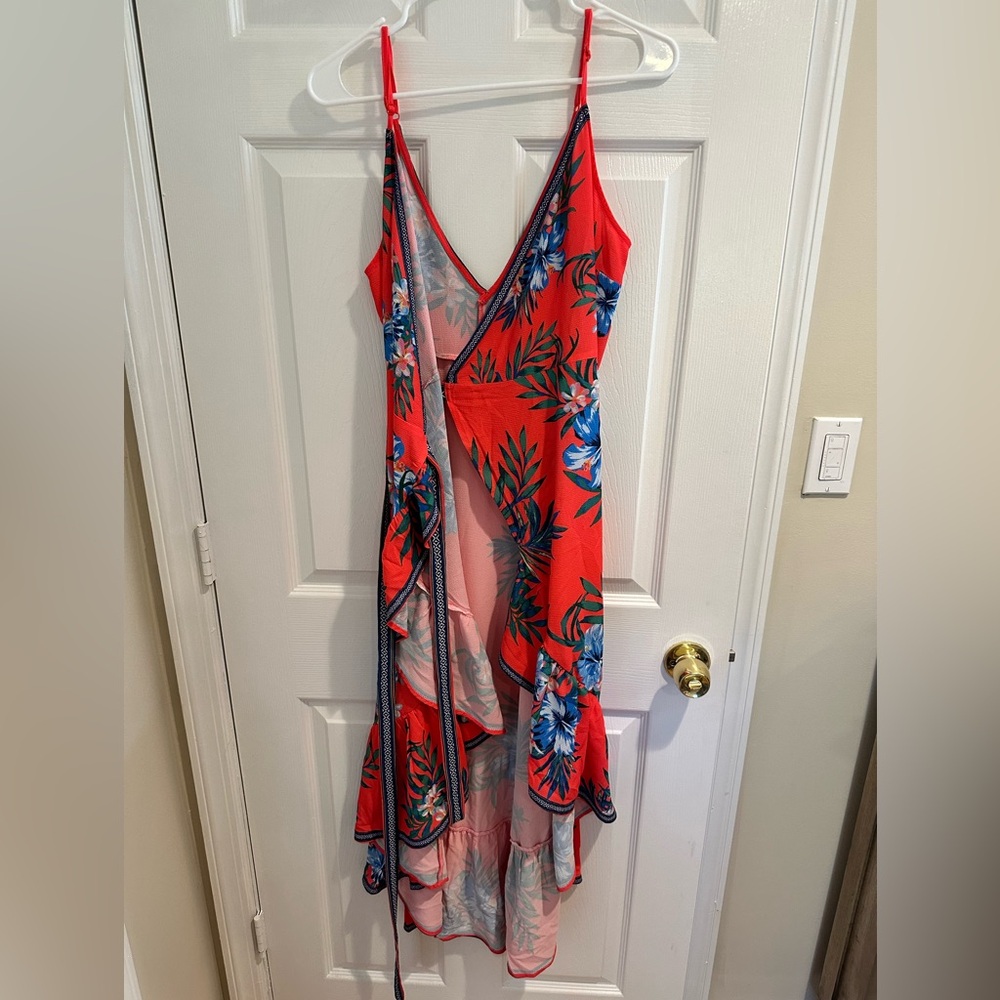Red dress boutique dress